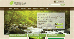 Desktop Screenshot of doubleoakcc.org